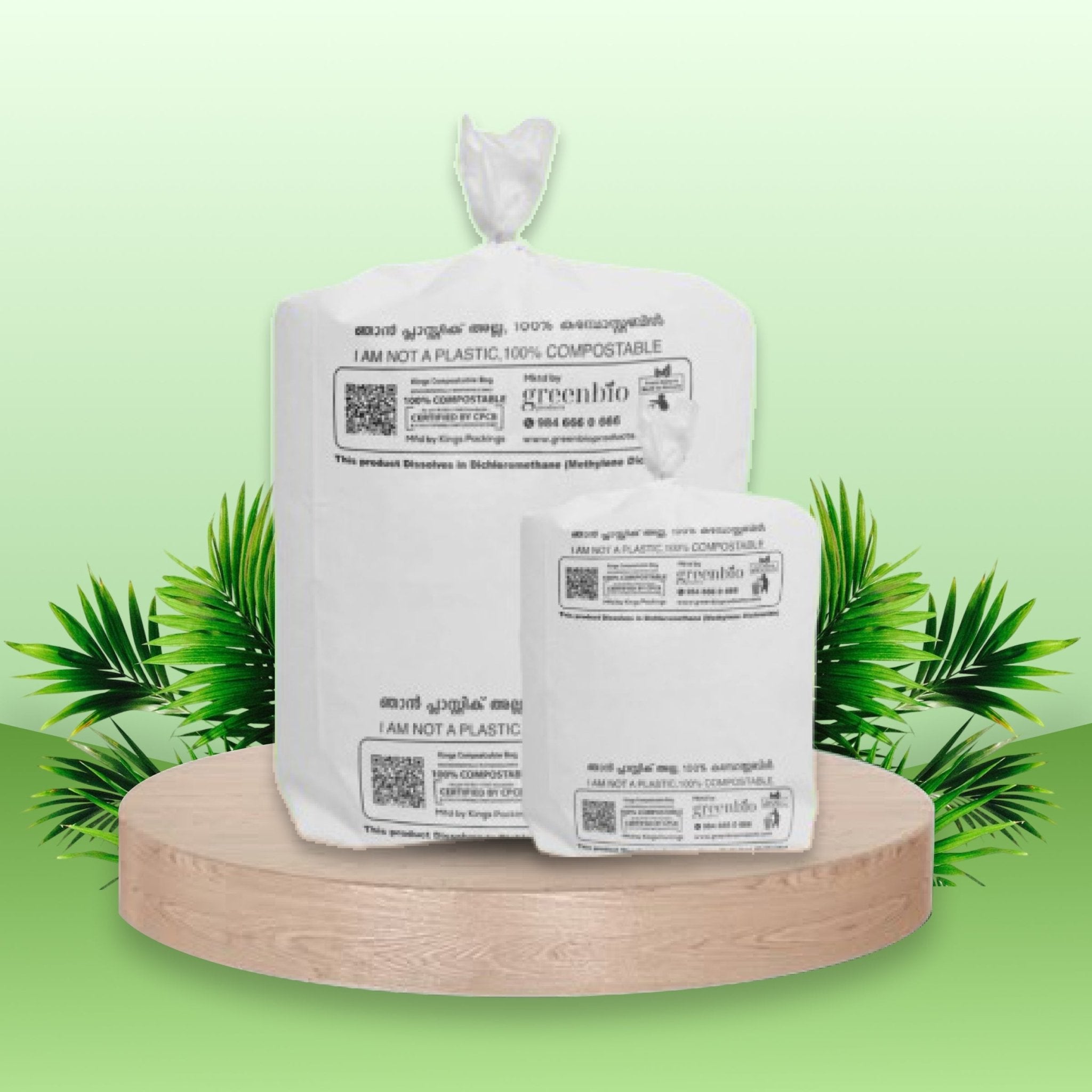 Rusable Biodegradable Grocery Bags – 100% Compostable & Food - Safe - Greenbio Products