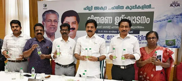 Hilli Aqua now available in eco-friendly bio-degradable bottles, launched by Minister Roshi Augustine