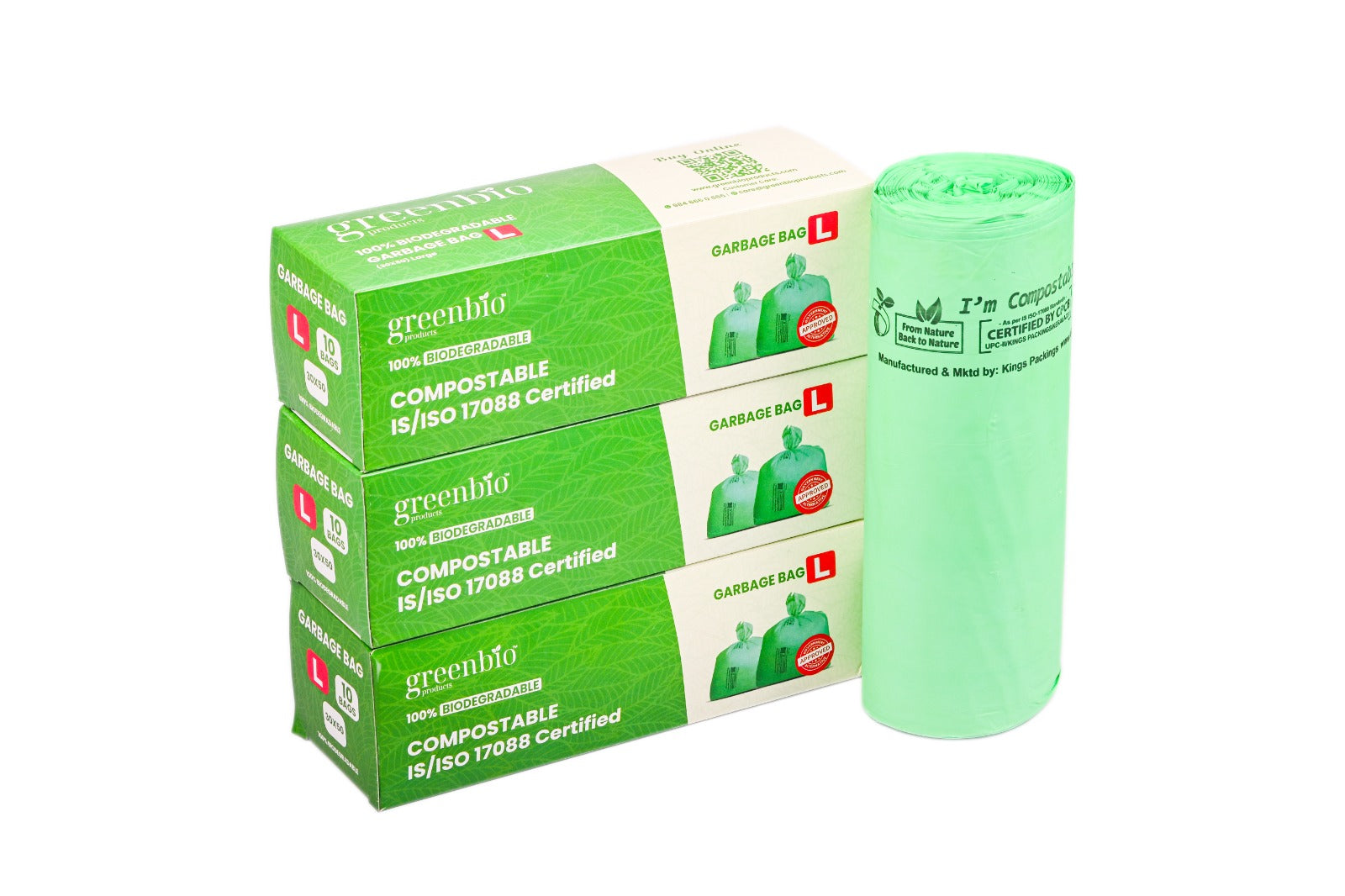 Greenbio Eco-Friendly Garbage Bags (Large)