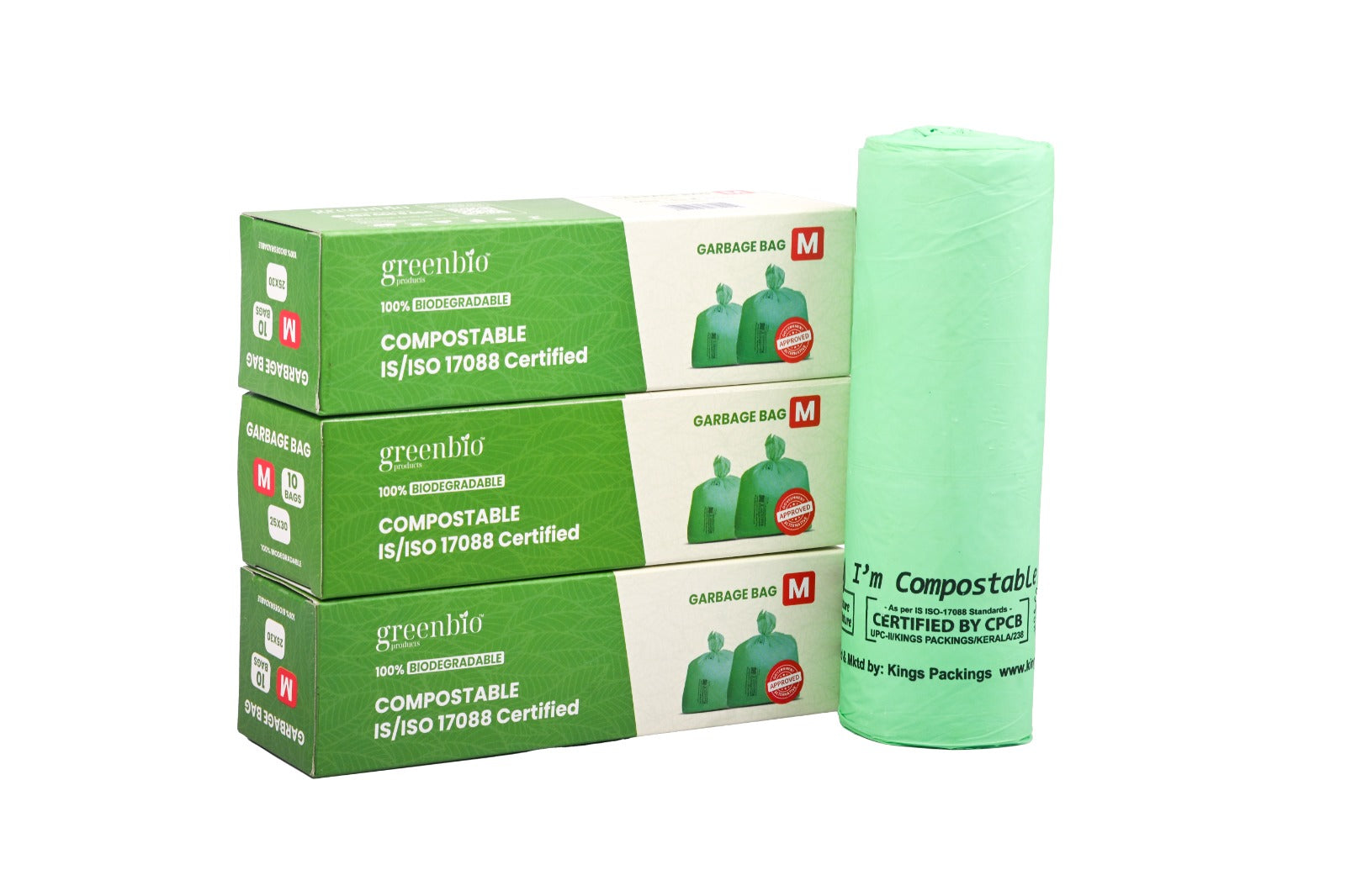 Greenbio Eco-Friendly Garbage Bags (Medium)